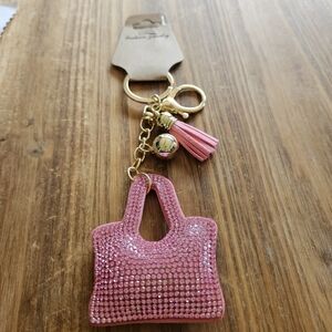 DIVAS LiMiTED Pink and Gold Key & Card Holder
